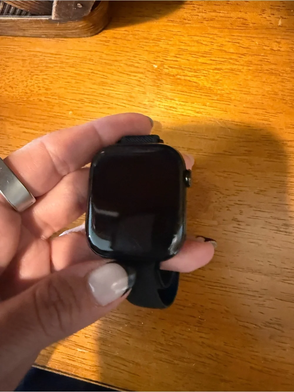 Apple Watch Series 10 GPS 46mm Black Aluminum Case with Adjustable Sport Band
